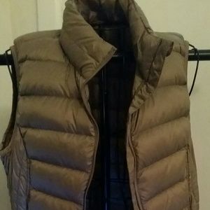Tan Down Vest